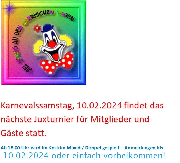 Karnevaljuxturnier 2024