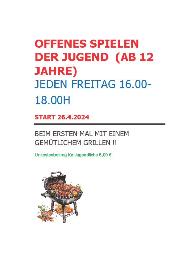 offenes Spiel Jugend